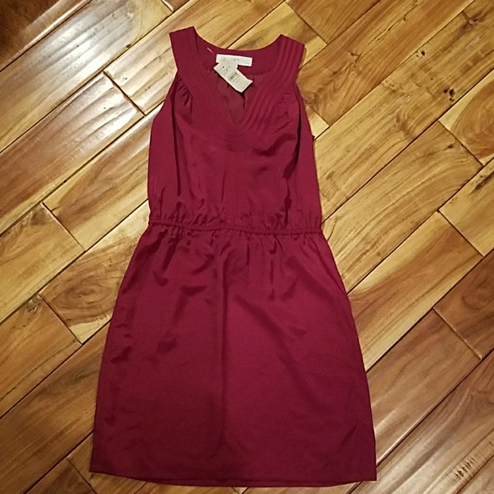 Loft V-neck dress.